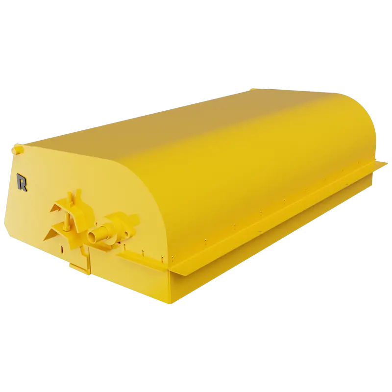 Rockland Pickup Broom | Width 72" & 84" | Replaceable Bolt-On Edge Standard | Weight 1,200 & 1,343 Lbs | For Skid Steer 1