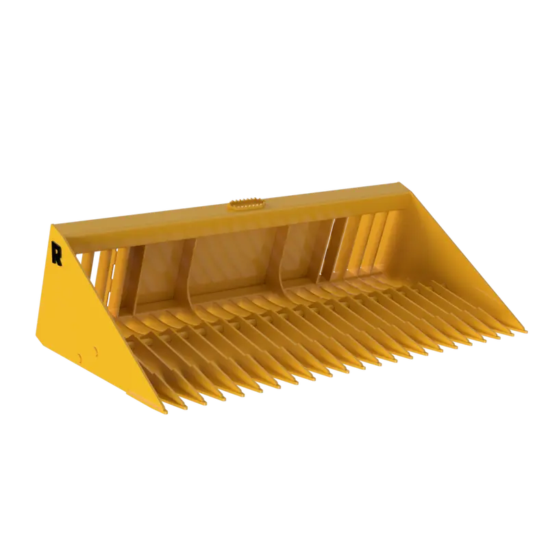 Rockland Severe Duty Rock Bucket | Bucket Width 66" To 86" Inches | Weight 700 To 920 Lbs | For Skid Steer 1