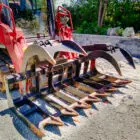 Rockland Severe Duty Root Grapple | 4" Inch Square Tubing | 2" Inch Bore Cylinders | Horsepower 65 To 75 Hp | For Skid Steer 2