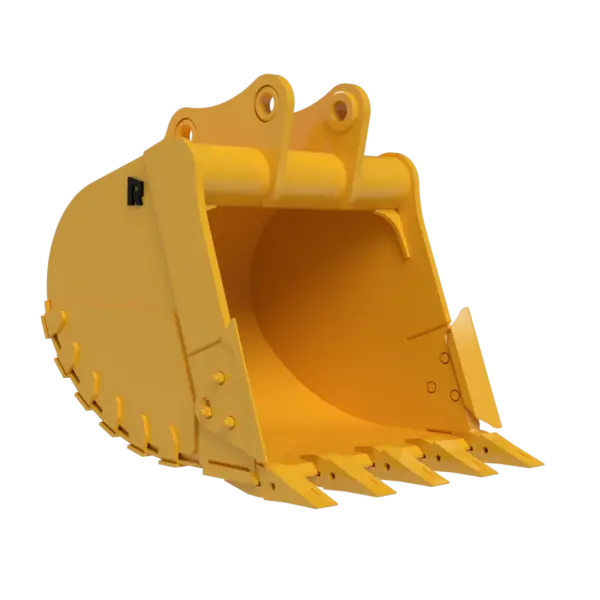 Rockland Severe Service Bucket | Machine Weight 15,000 - 110,000 Lbs | Bucket Width 18" - 78" Inches | Capacities 0.30 - 4.65 Cu. Yd. | For Excavators 1