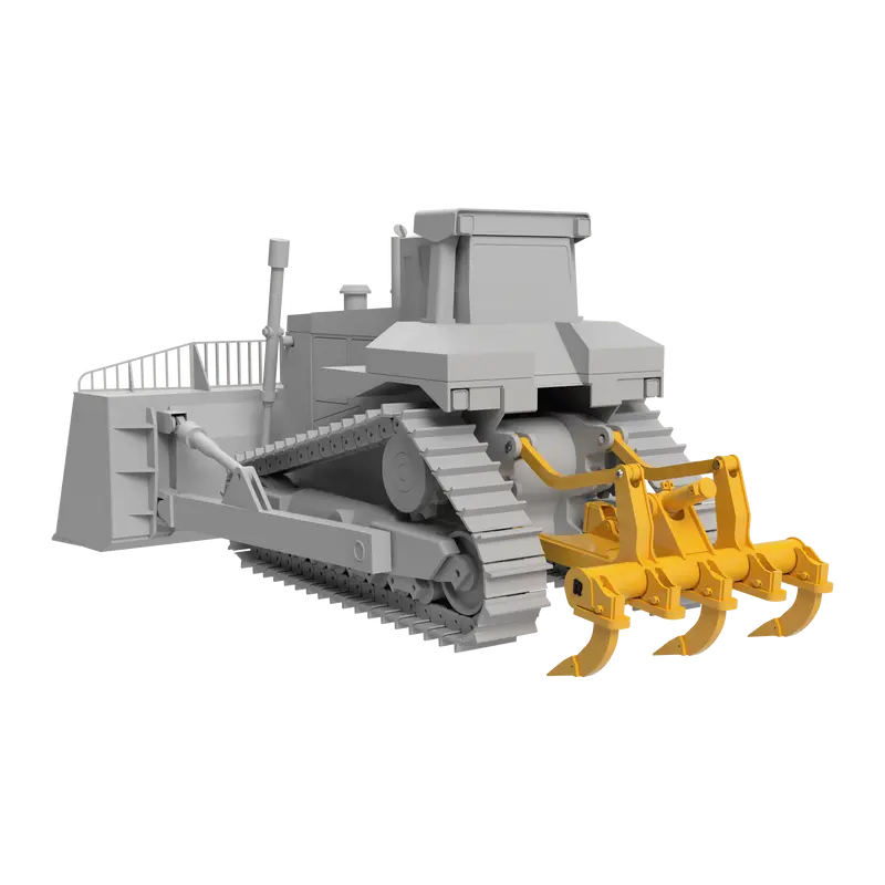 Rockland Standard Duty Dozer Ripper | Maximum Digging Depth 11" & 26" Inches | Machine Horsepower 75-240 Hp | For Dozers 1