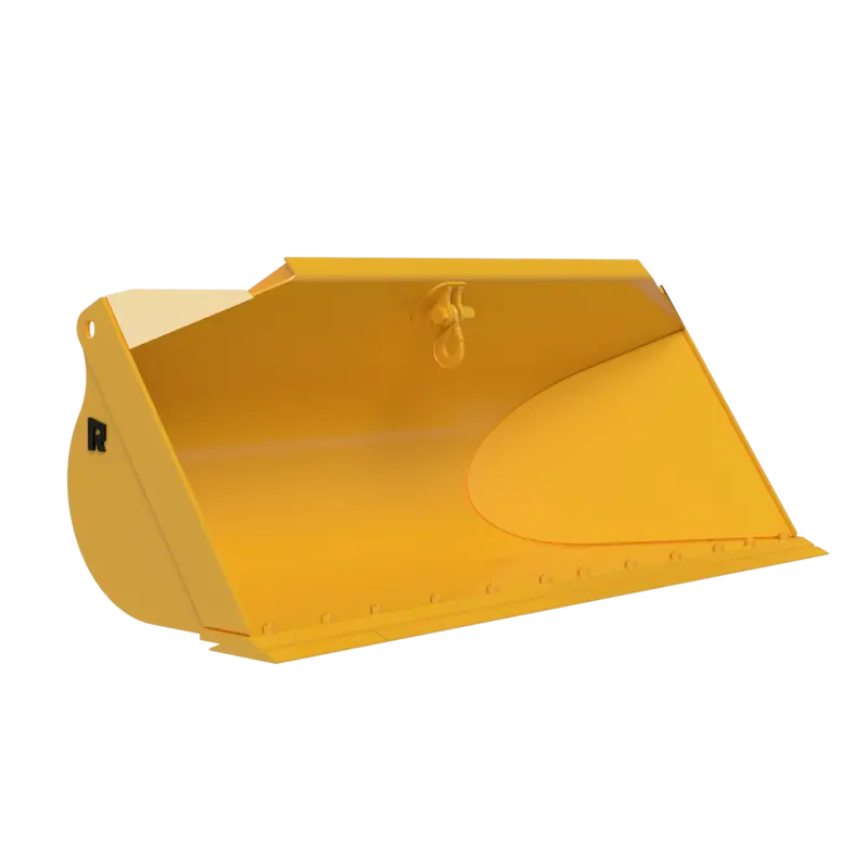 Rockland Standard Side Dump Bucket | Bucket Width 112" To 142" Inches | Capacity 1.25 To 4.50 Cubic Yard | For Loaders 1