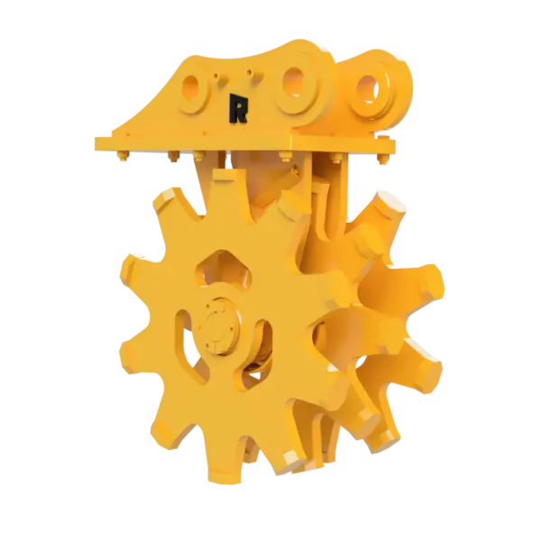 Rockland Tamper Foot Compaction Wheel | Fast & Easy Bearing Replacement | For Excavators 1