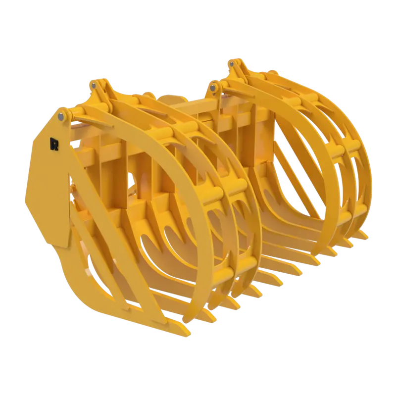 Rockland Tg 81" To 142" Width Tire Grapple With Jumper Hoses For Loaders 1