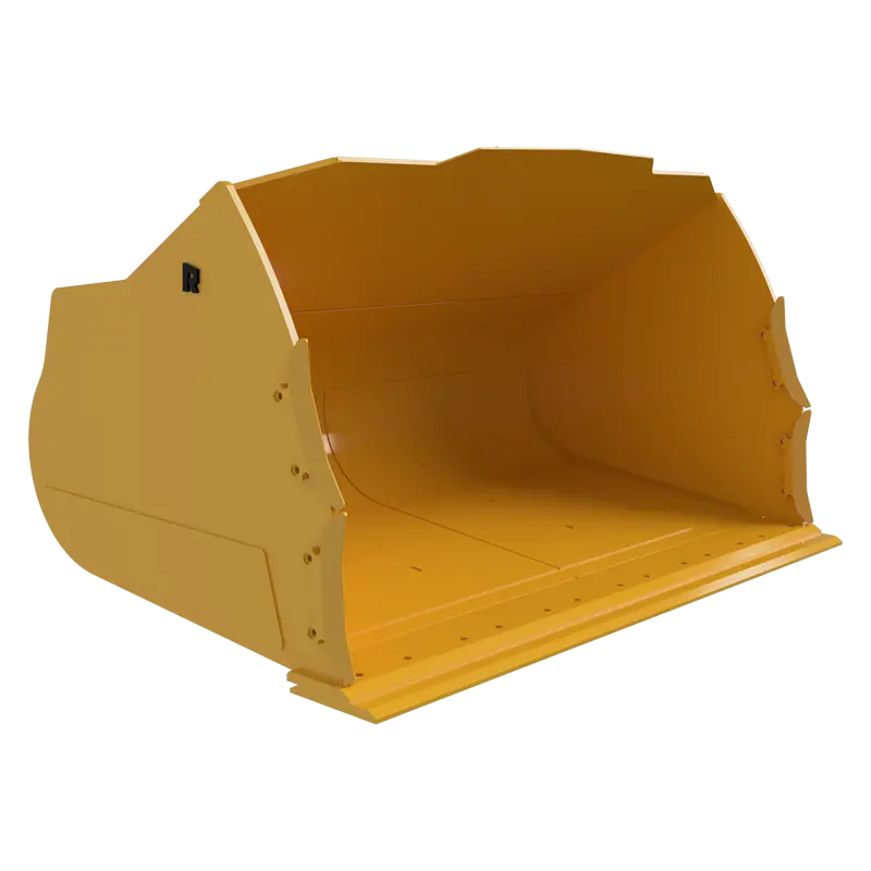 Rockland Two-Pass Bucket | Model Standard & Aggregate Style | Sidebar Protectors 2-4 |  Capacity 9.2 To 10.2 Cubic Yard | For Loaders 1