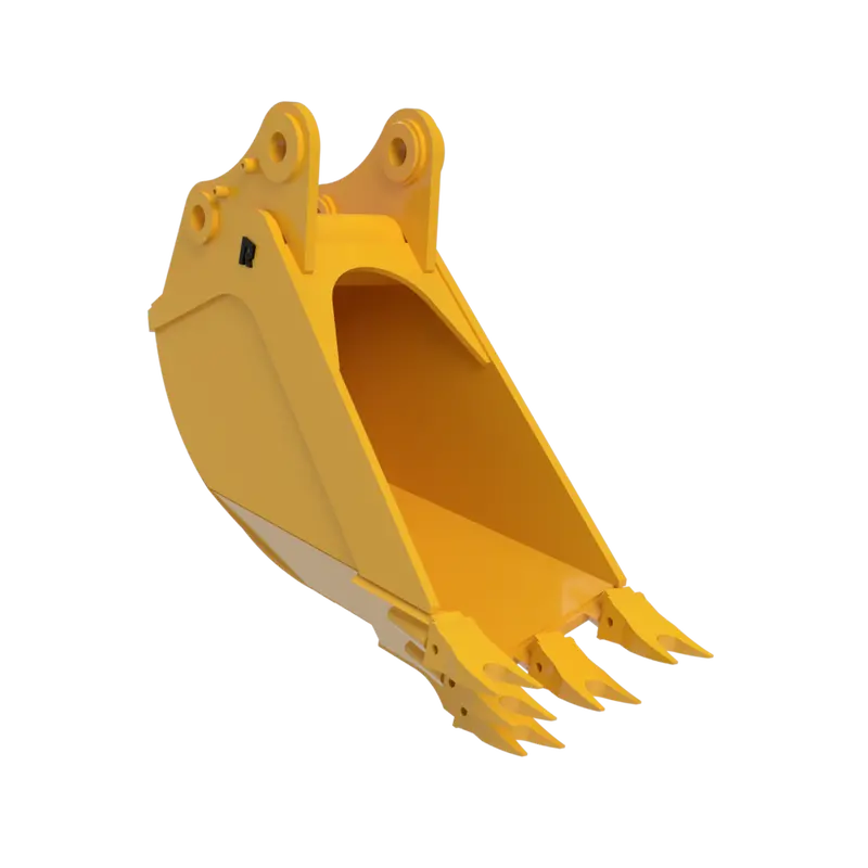 Rockland V-Bottom (Frost) Bucket | High-Strength Alloy Steel | Specialized V-Style Teeth | For Excavators 1