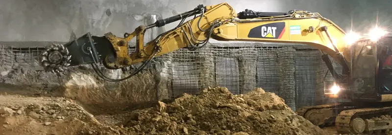 Rockzone Rock And Concrete Grinder Attachment | Model G125 | Drum Width 59 Inches | 75 To 150 Ton | For Excavators 1
