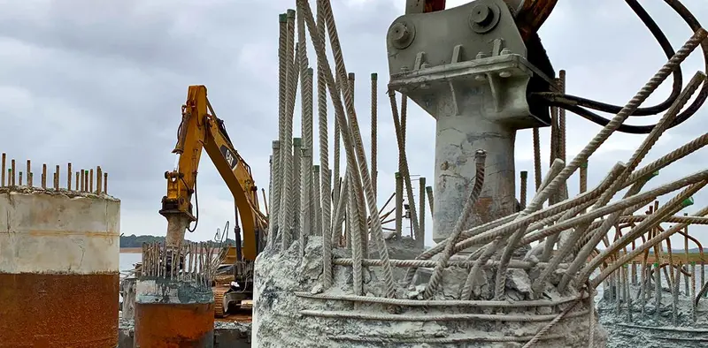 Rockzone Rockwheel Axial Drum Cutters | Models Ax 20 & Ax 30 | Drums Width 26" & 27" | 18 To 35 Tons | For Excavators 1