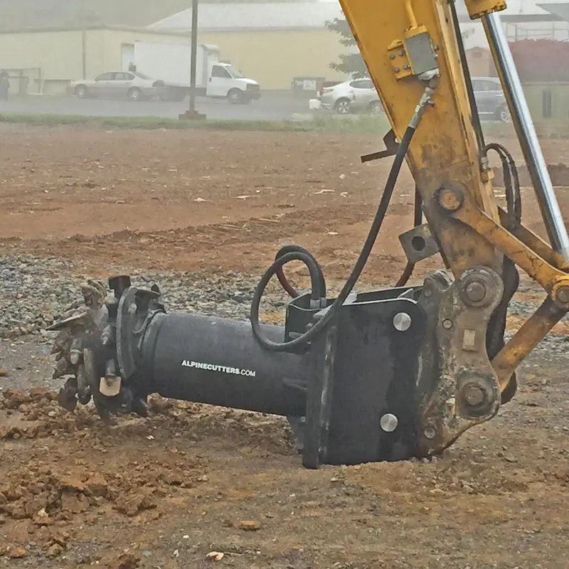 Rockzone Soil & Dirt Axial Mixer | Model Mxr-Ax20 & Mxr-Ax30 | Width 43 To 45 Inches | 10 To 30 Ton | For Excavator 1