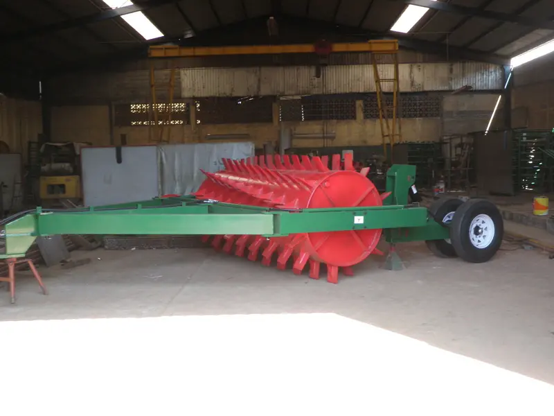 Roller Chopper Single Drum Renovator Pasture Aerator 8', 10', 12', 14’ & 16’ W/ 30", 36" & 42" Drum For Tractor Or Dozer 1
