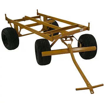 Roofmaster Material Trailer Cart | Model Rm-505400 | 30 X 60 In Deck | 2000 Lb Capacity | 18 X 8.50 In Tires | For Roofing & Construction 1