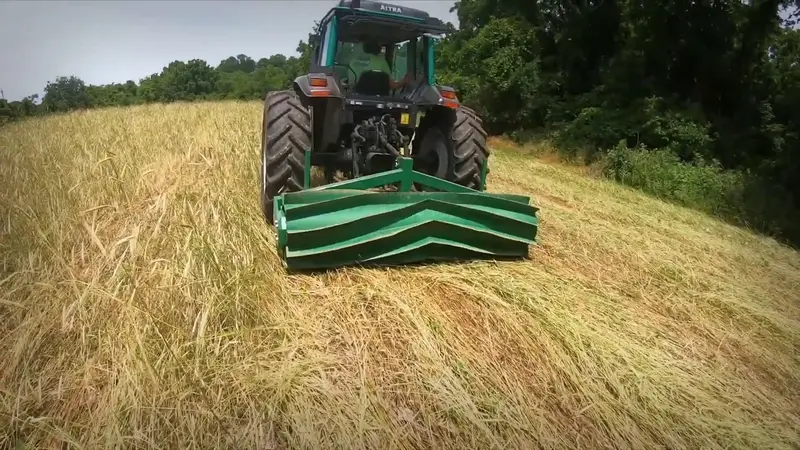 Rtp Goliath Series 6’ 8’ & 10’ Heavy-Duty Rollers Crimper | Model Goliath 6, 8, & 10 | Width 72”, 96” & 126” | 30-50 Hp  | For Tractors 1