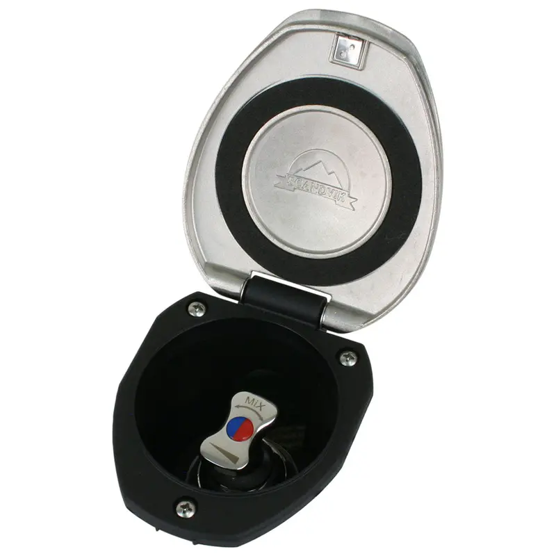Scandvik Recessed T-Handle Mixing Valve - Ss W/Black Cup [12127] 1