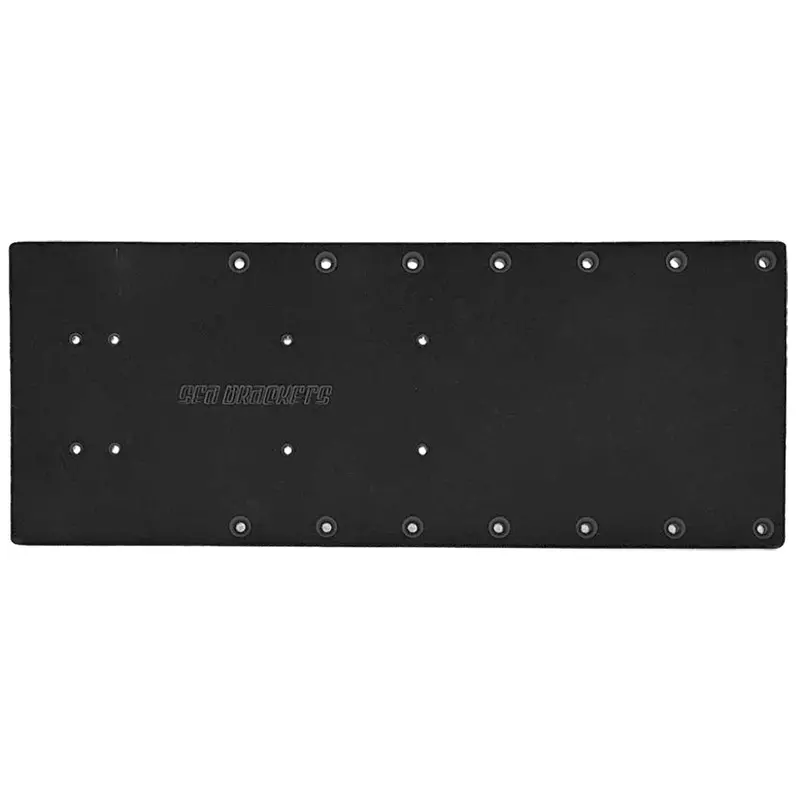 Sea Brackets 20" Straight Trolling Motor Plate - Black [Sea2325-Blk] 1