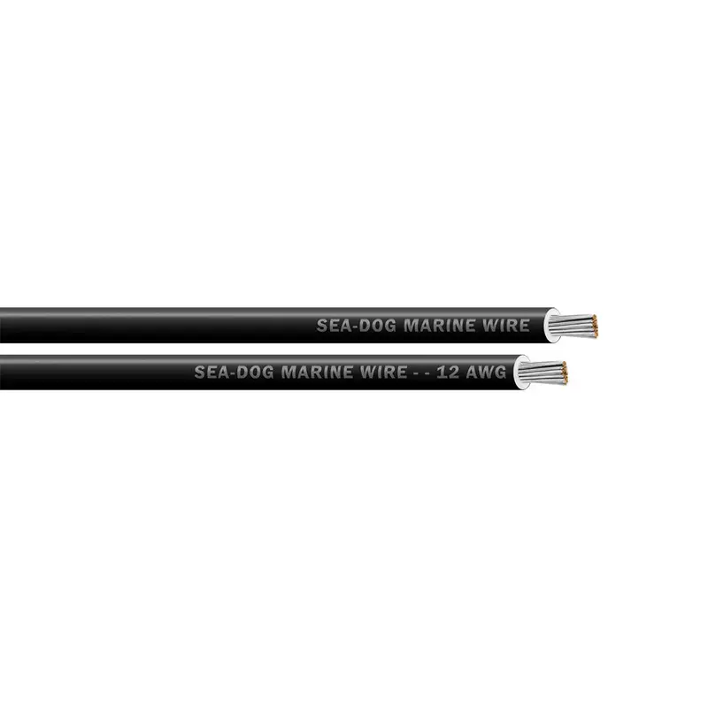Sea-Dog 12 Awg Black Primary Wire - 100' [8012012] 1