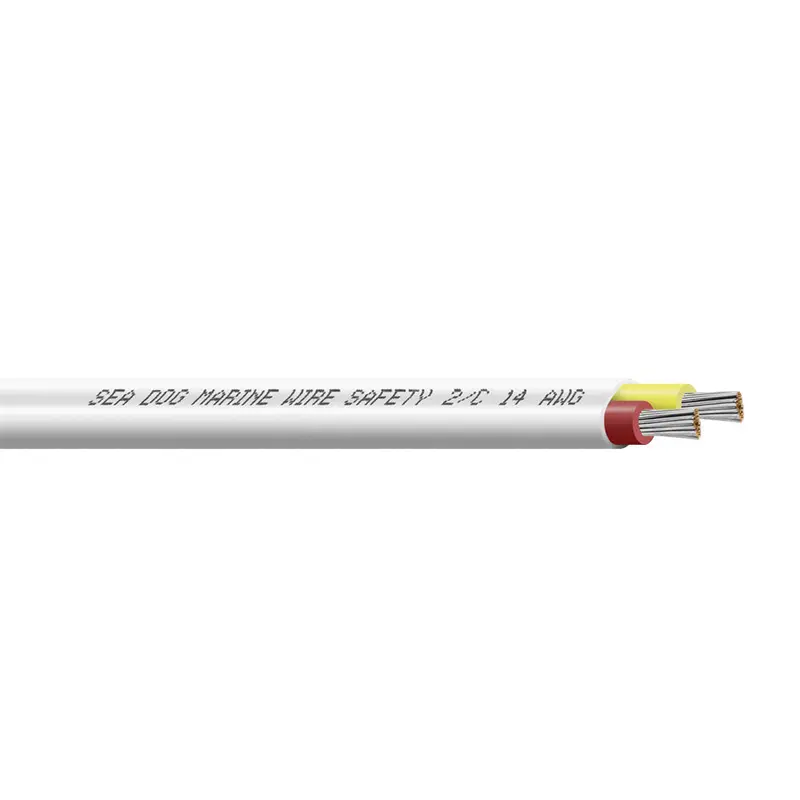 Sea-Dog 14/2 Awg Flat Duplex Safety Wire - Red/Yellow - 100' [8014222] 1