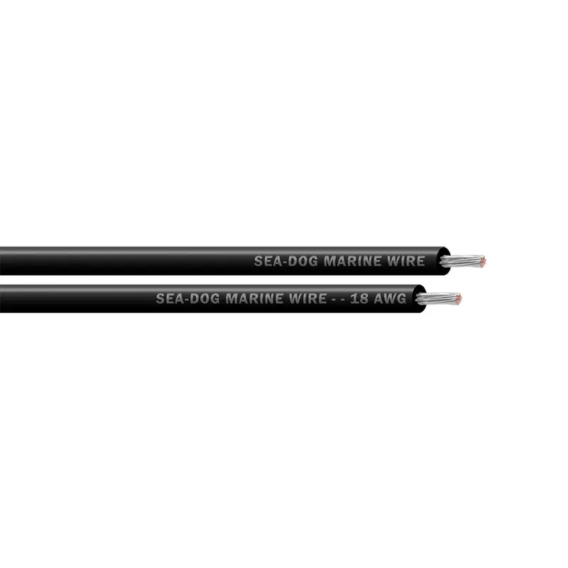 Sea-Dog 18 Awg Black Primary Wire - 250' [8018014] 1