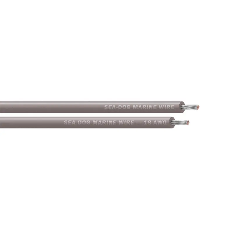 Sea-Dog 18 Awg Grey Primary Wire - 1000' [8018119] 1