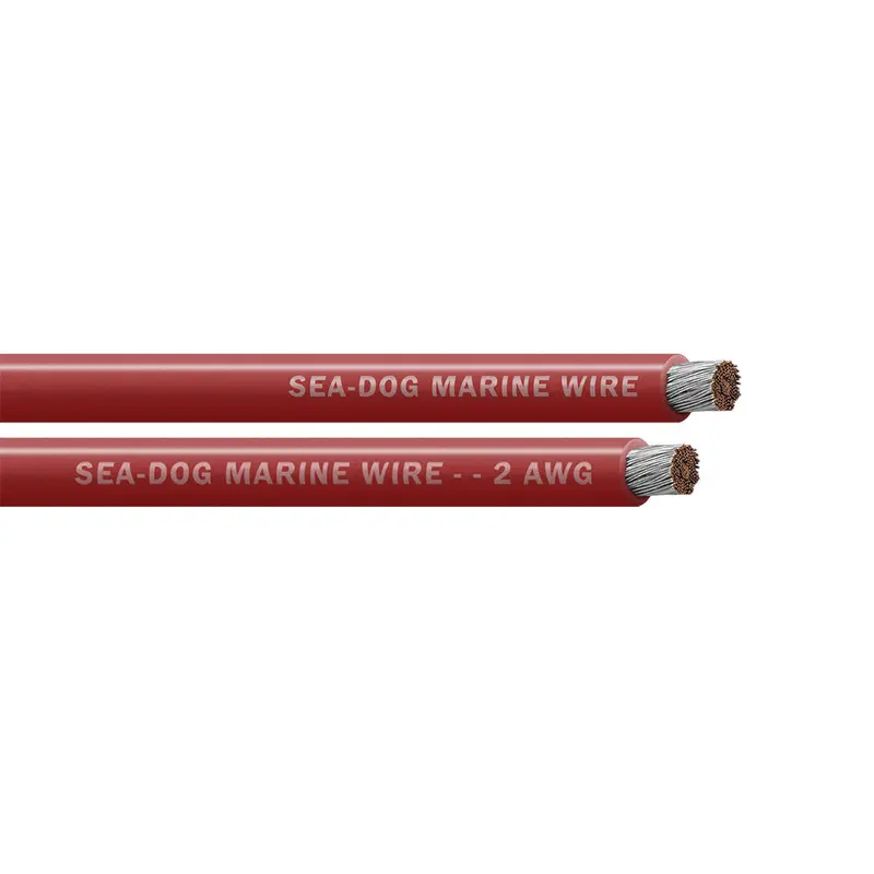 Sea-Dog 2 Awg Red Battery Cable - 100' [8002022] 1