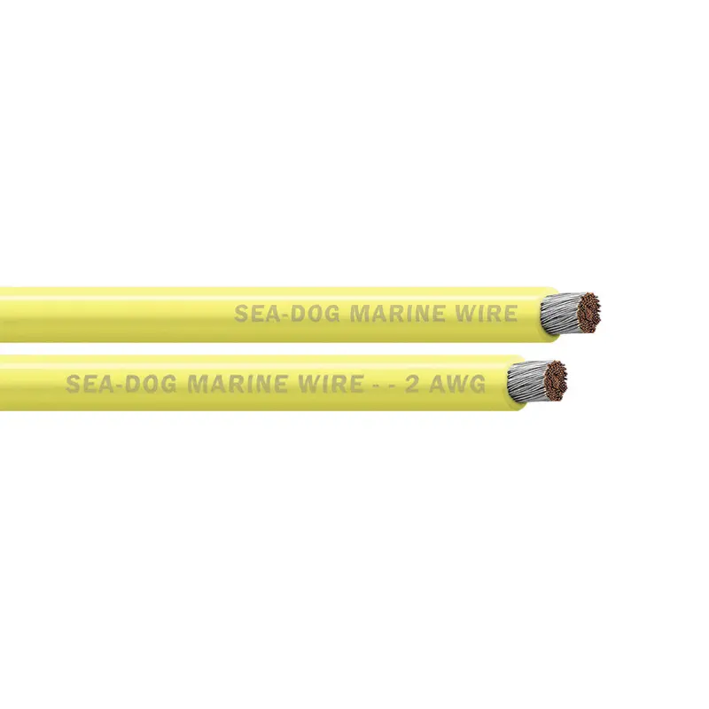 Sea-Dog 2 Awg Yellow Battery Cable - 25' [8002030] 1