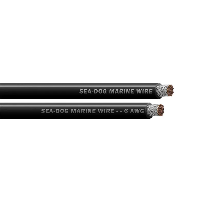 Sea-Dog 6 Awg Black Battery Cable - 500' [8006017] 1