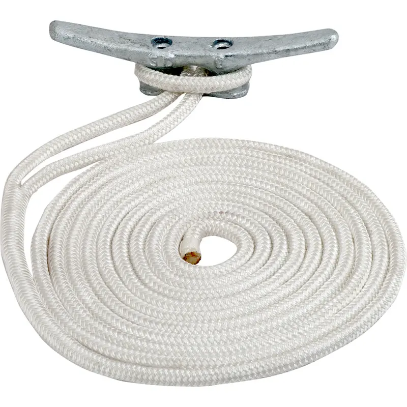 Sea-Dog Double Braided Nylon Dock Line - 5/8" X 25 - White  [302116025Wh-1] 1