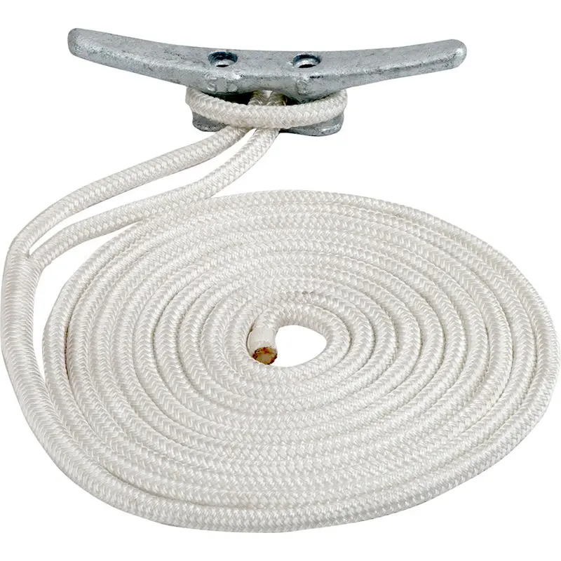 Sea-Dog Double Braided Nylon Dock Line - 5/8" X 30 - White [302116030Wh-1] 1