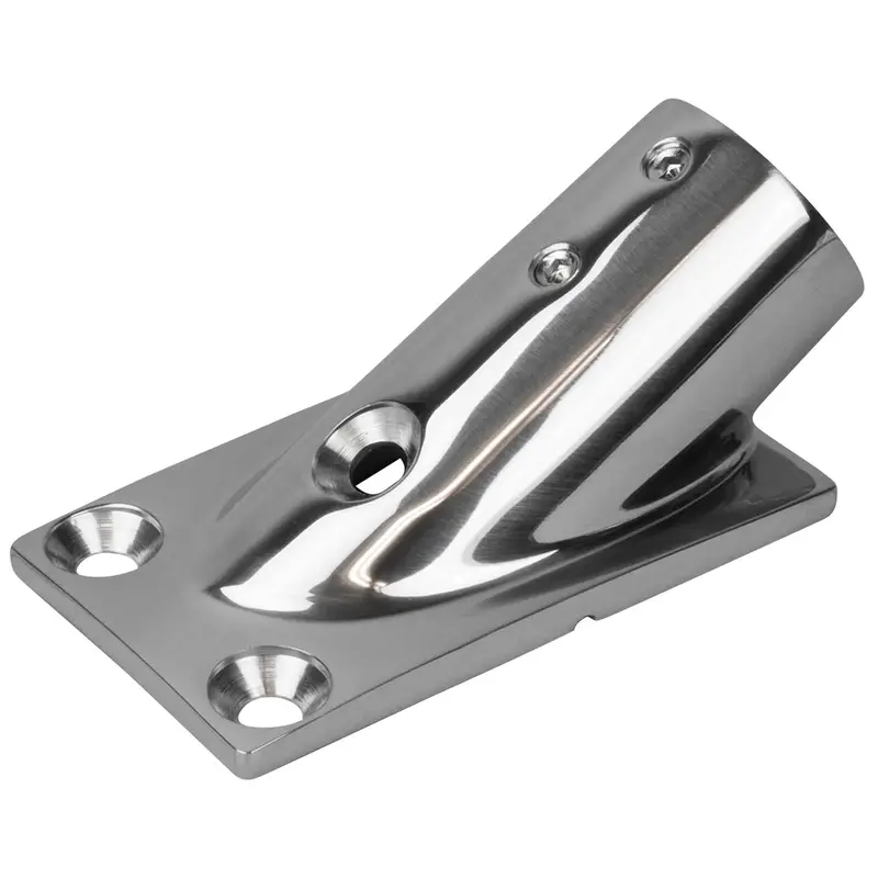 Sea-Dog Rail Base Fitting Rectangular Base 30 316 Stainless Steel - 1-7/8" X 3-3/16" - 1" Od [281301-1] 1