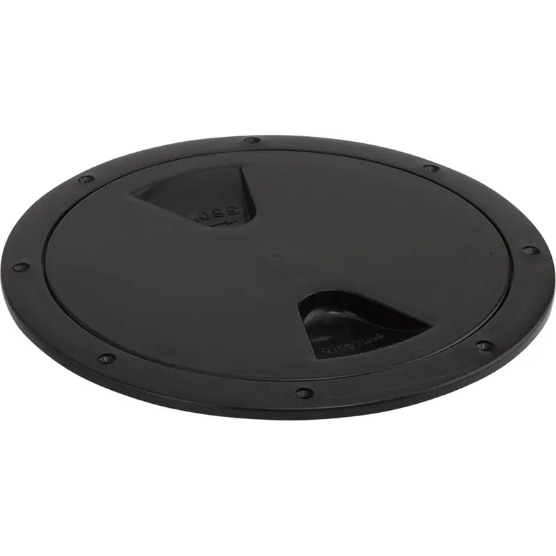Sea-Dog Screw-Out Deck Plate - Black - 4" [335745-1] 1