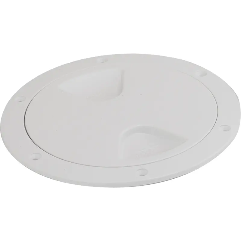 Sea-Dog Screw-Out Deck Plate - White - 6" [335760-1] 1