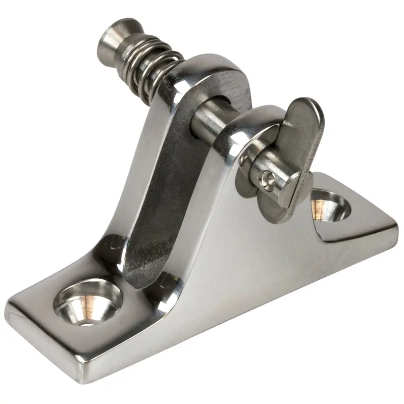 Sea-Dog Stainless Steel Angle Base Deck Hinge - Removable Pin [270235-1] 1