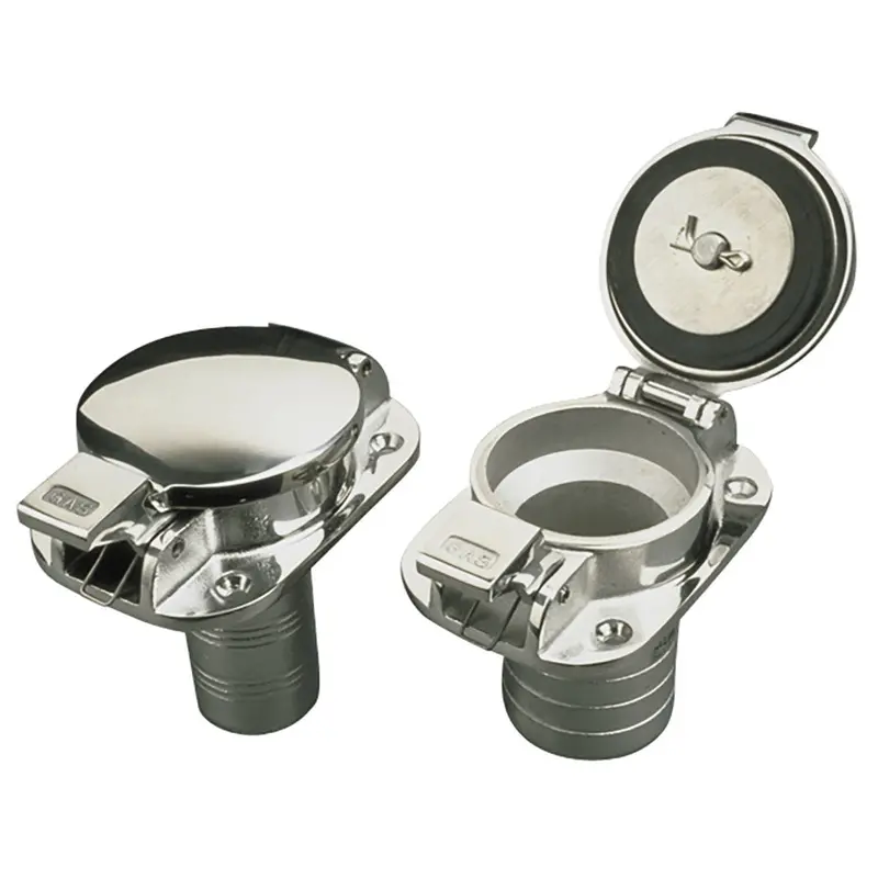 Sea-Dog Stainless Steel Flip Top Deck Fill - Gas - 1-1/2" Hose [351110] 1