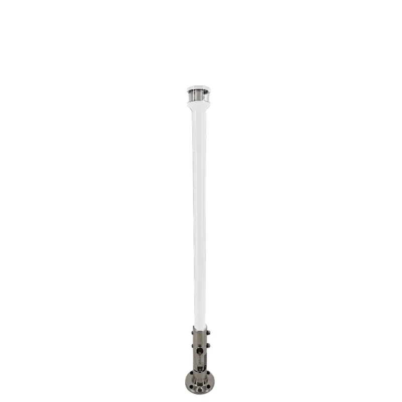 Seaview 12" Manually Folding Light Post W/316 Stainless Steel Base  Ltbled12c5 Navigation Light - White [Svmhb112ledssw] 1