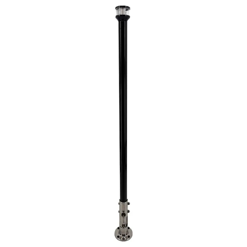 Seaview 36" Manually Folding Light Post W/316 Stainless Steel Base  Ltbled12c5 Navigation Light - Black [Svmhb136ledssb] 1