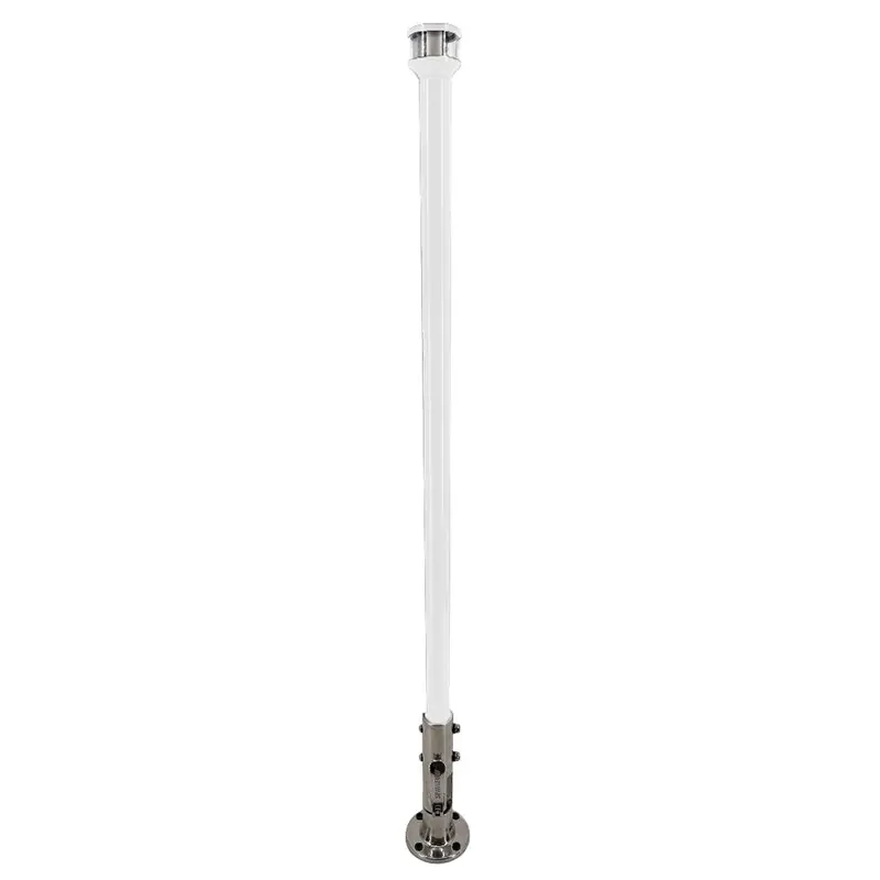 Seaview 36" Manually Folding Light Post W/316 Stainless Steel Base  Ltbled12c5 Navigation Light - White [Svmhb136ledssw] 1