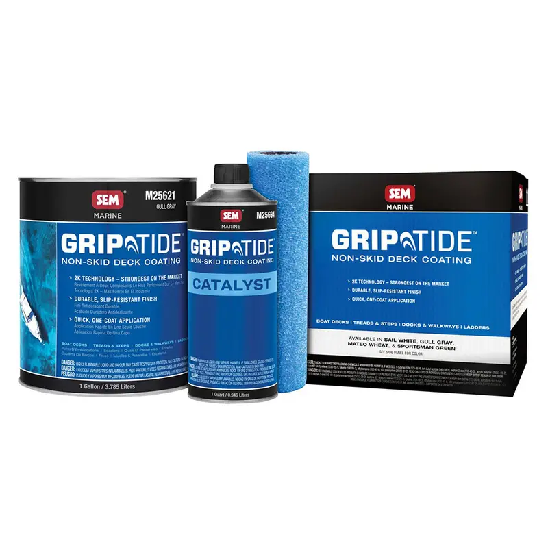 Sem Griptide Non-Skid Deck Coating Kit - Gull Gray [M25620] 1
