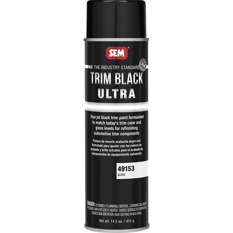 Sem Trim Black Ultra - 20Oz Aerosol Can - Gloss Finish [49153] 1