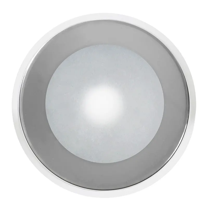 Shadow-Caster Dlx Series Down Light - White Housing - Rgb - Chrome Bezel  [Scm-Dlx-Cc-Chr-Wh] 1
