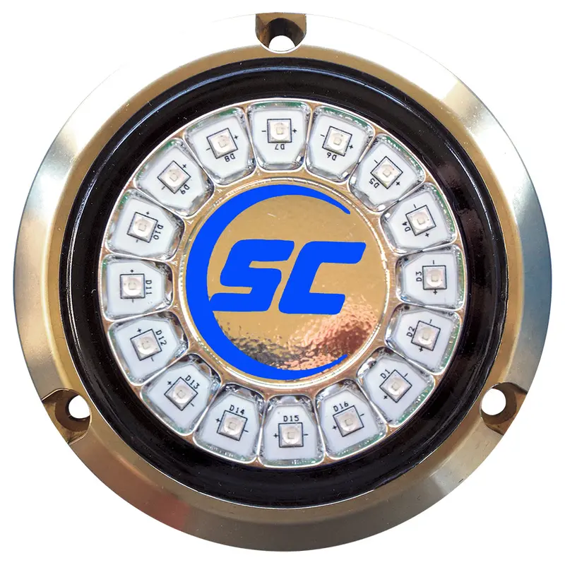 Shadow-Caster Ultra Blue Single Color Underwater Light - 16 Leds - Bronze [Scr-16-Ub-Bz-10] 1