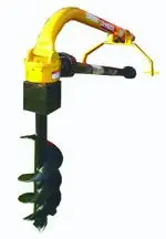 Shaver Post Hole Digger 3Pt Hitch | Max Auger 9"-30" Attachment Size | For Tractor 4