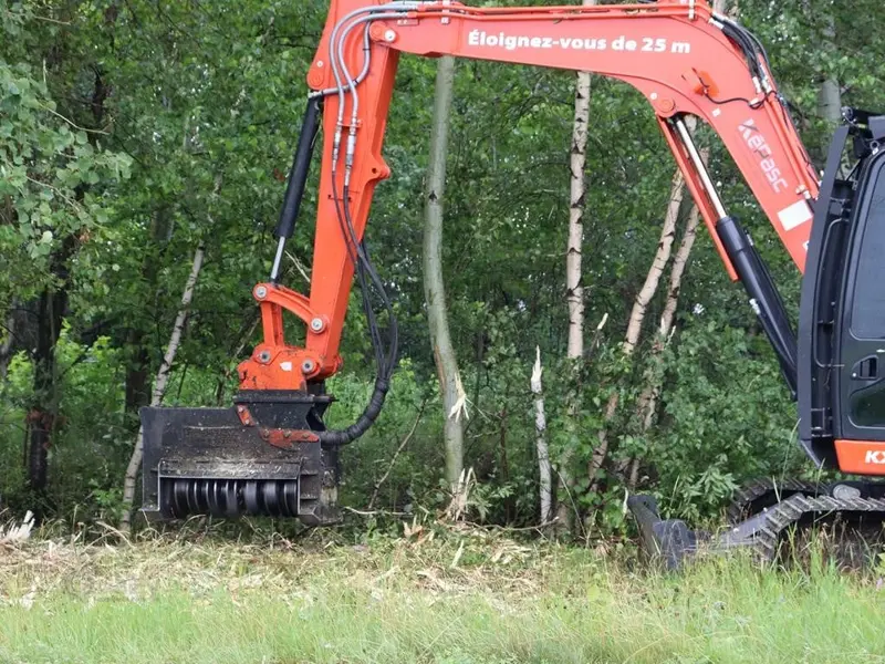 Shearex Forestry Mulcher | Model Vm-25Sk | Cutting Width 28" Inches | Machine Size 5–8 Tons | For Excavators 1
