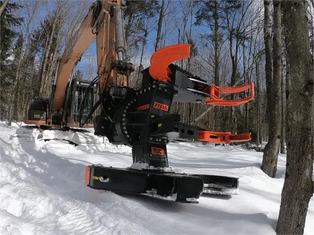 Shearex–Tree Shears | Model Fts25 | Carrier Compatibility 21-35 Ton| Force 51 Tons | Grappling Width 59" | For Excavator 1