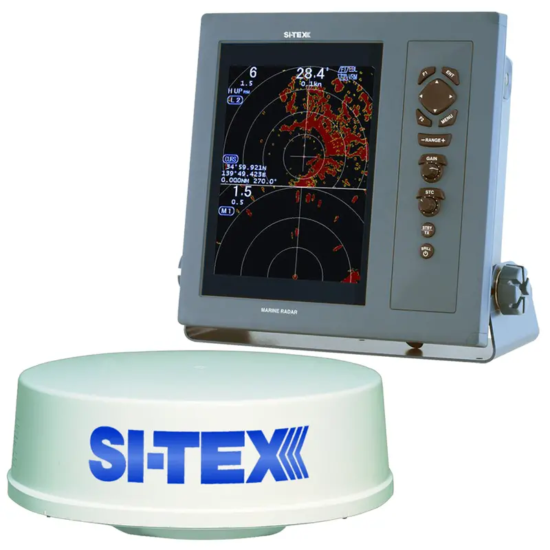 Si-Tex T-2041 Professional Dual Range Radar W/4Kw 25" Dome - 10.4" Color Tft Lcd Display [T-2041A] 1