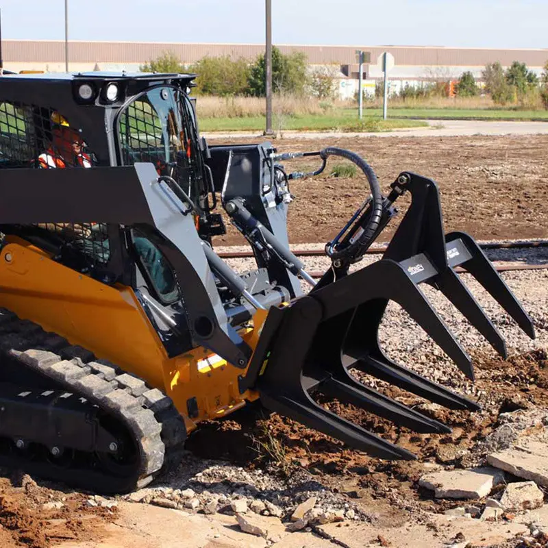 Sidney Root Grapple | Model G3 | Width 44" | 10-20 Gpm | Machine Size 1 Ton | For Skid Steers, Loaders & Excavators 1