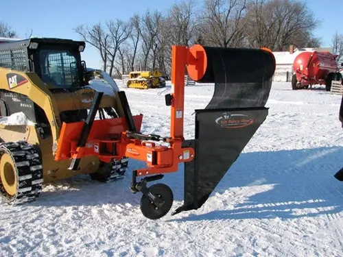 Silt Fence Plow Enfencer Plow 3Pt Hitch Fabric With / Without Wire | 36"- 48" Attachment Size | For Tractor 1