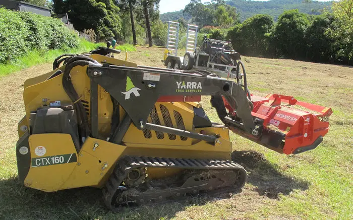 Simatech Mulcher | Model Vml-110 | Working Width 43" | Hydraulic Flow Range 7-13 Gpm | For Mini Skid Steers 1