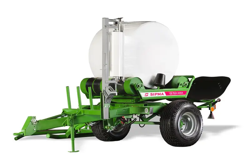 Sipma Mira Pull Type Bale Wrapper | Model 7520 | Width 13' 5" | 5-23 Gpm | 48 Hp | For Tractor & Loaders 1