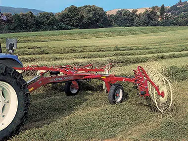 Sitrex V-Type Wheel Rake | Models Qr8, Qr10 & Qr12 | Working Width 16’–24’6” | 30–50 Hp | For Tractors 1