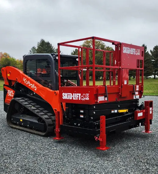 Skid‑Lift Hydraulic Scissor Lift Attachments | Model 1505S, 1805S, 2306S & 1908E Hd | Working Height 21' - 29' | 10-20 Gpm | For Skid Steers 1