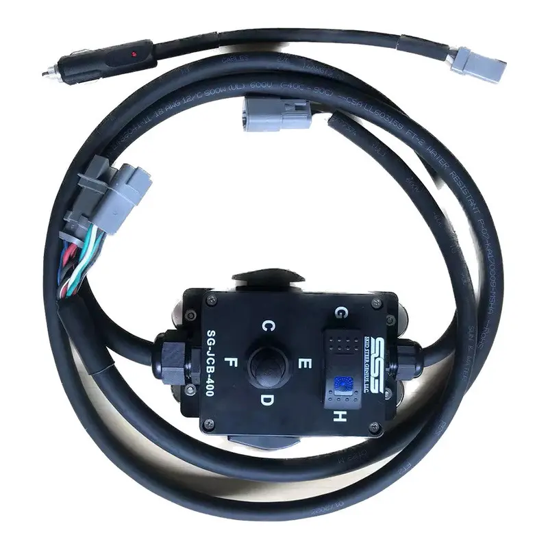 Skid Steer Genius Attachment Control Box 10 | Model Sg-Jcb-400-Pk | 10-Function Joystick | 8 To 30+ Gpm | For Skid Steer 1